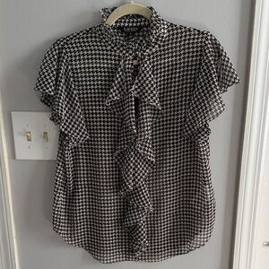 Lauren RL Houndstooth Blouse